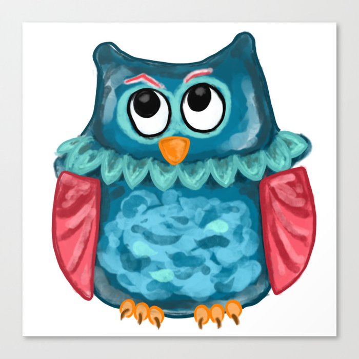 Mama Owl Canvas Print