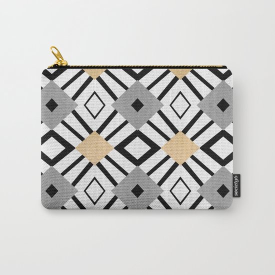 Gold Diamonds Carry-All Pouch
