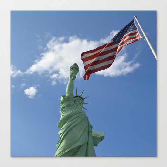 Liberty & Justice Canvas Print