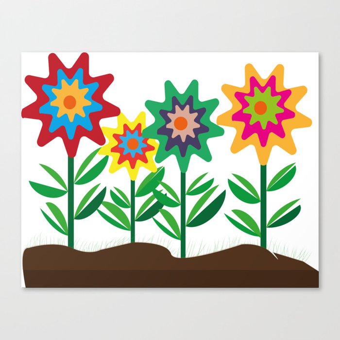 Flowers of joy Canvas Print