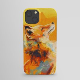 Blissful Light - Fox portrait iPhone Case