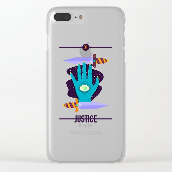 JUSTICE Clear iPhone Case