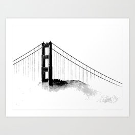Golden Gate Bridge  Art Print