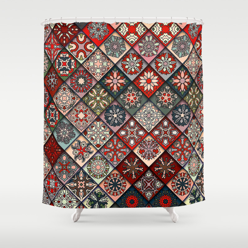 19 Traditional Moroccan Anthropologie, Anthropologie Inspired Shower Curtain