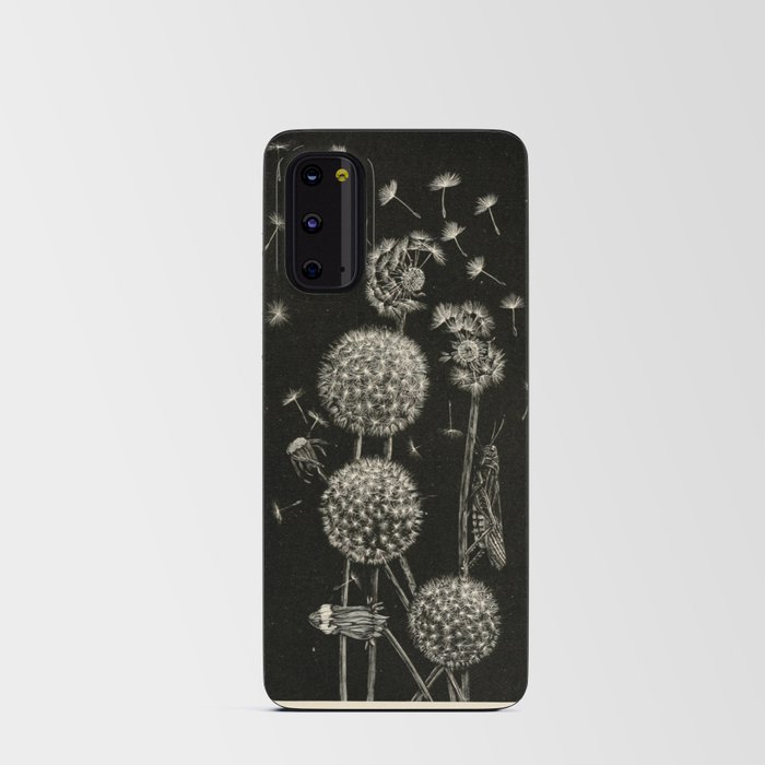 Dandelion with locust by Anna Botsford Comstock, early 1900s (benefitting The Nature Conservancy) Android Card Case