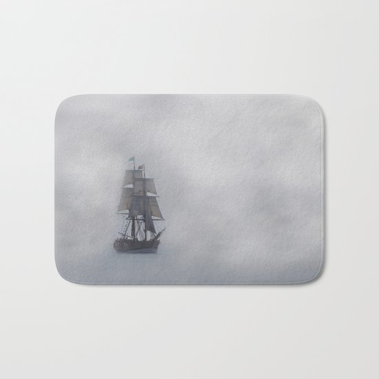 Comes A Ghost Bath Mat