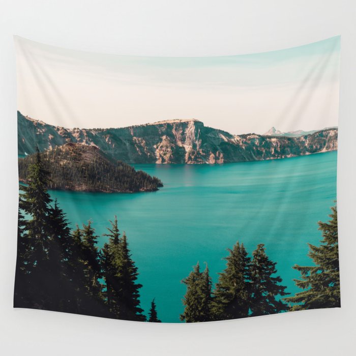 Dreamy Lake - Nature Photography Wall Tapestry