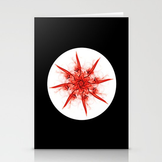 Smoke Flower 1 Stationery Cards