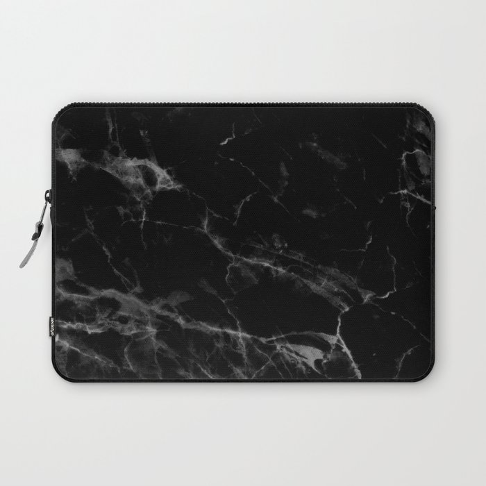Black Marble Laptop Sleeve