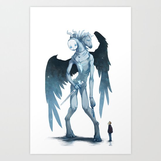 Trueform Castiel Art Print