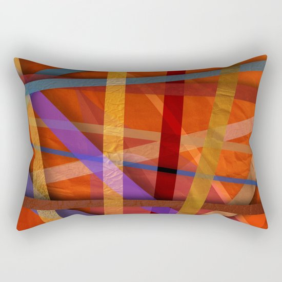Abstract #366 Rectangular Pillow