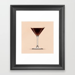 The Drink Series - Espresso Martini Framed Art Print