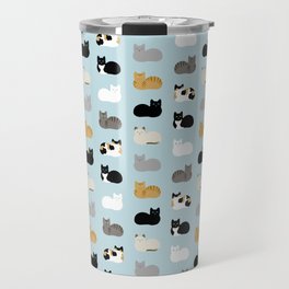Cat Loaf Print Travel Mug
