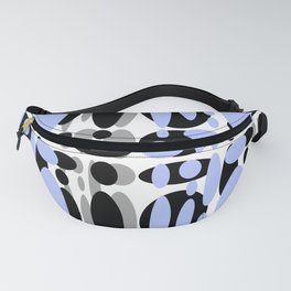 Blue Abstract Fanny Pack