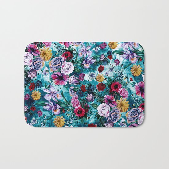 RPE FLORAL OCEAN Bath Mat