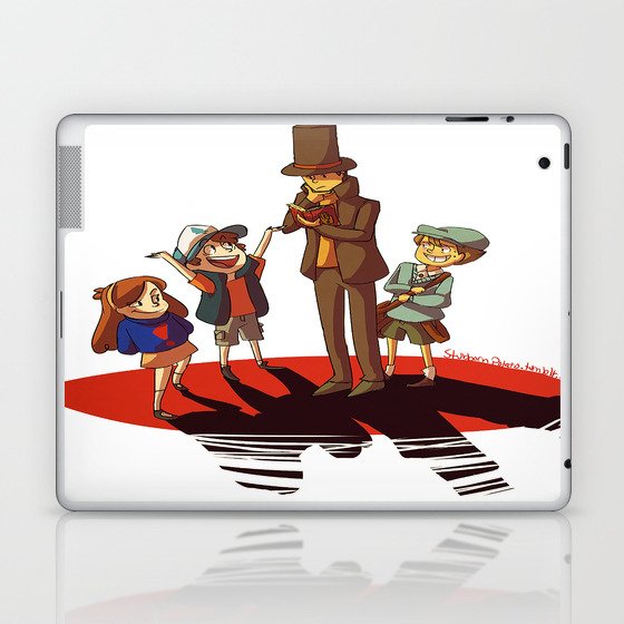 Layton in Gravity Falls Laptop & iPad Skin