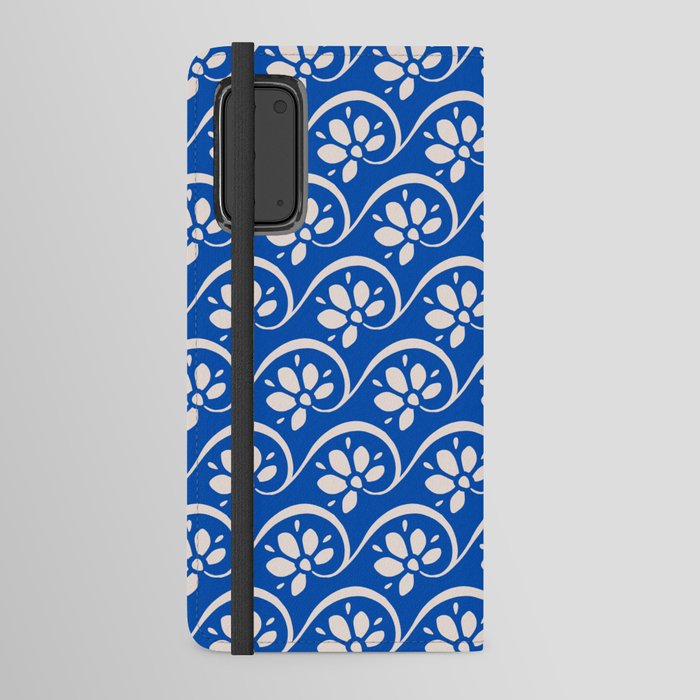 Blue Flower Android Wallet Case