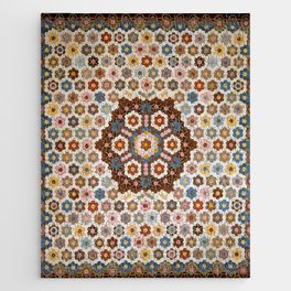 Antique Honeycomb Quilt Textile  Jigsaw Puzzle
