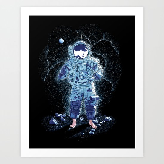 Extreme Barefooting Art Print