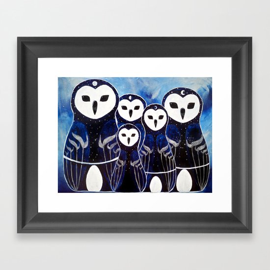 Matroshka Guardians Framed Art Print
