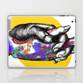 Hand and hand Laptop Skin