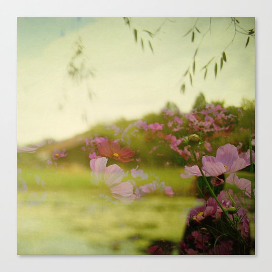 the air smelled like lightning Canvas Print