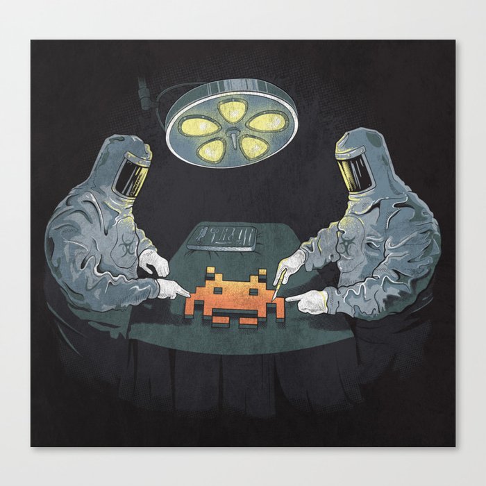 Alien Autopsy Canvas Print