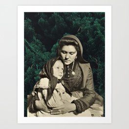 New Madonna (Italian Immigrant at Ellis Island) Art Print