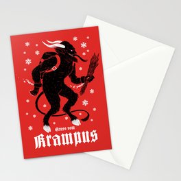 Krampus Stationery Card
