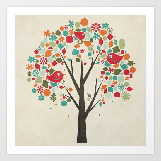 Home Birds Art Print