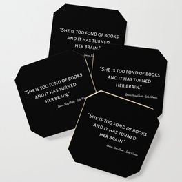 Little Women Quote II - Classic Style Coaster