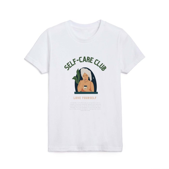 Self-care club Kids T Shirt