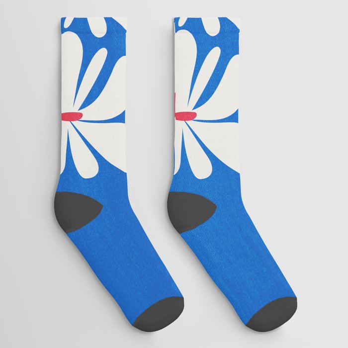 Bloom: Cobalt Blue Matisse Color Series 02 Socks