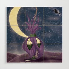 The moon and the Broomstick  Wood Wall Art