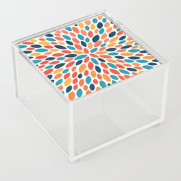 Colorful Floral Bloom Acrylic Box
