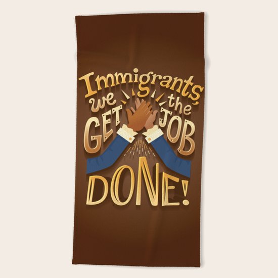 Immigrants Beach Towel