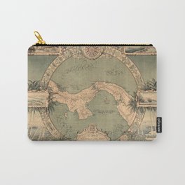 1930 Vintage Map of Panama Carry-All Pouch