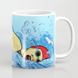Swimming Girl Coffee Mug