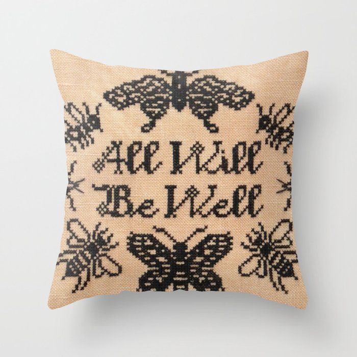 All Will Be Well Throw Pillow