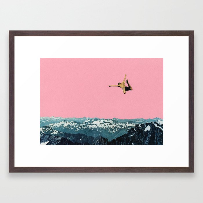 Higher Than Mountains Framed Art Print