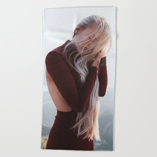 The view Beach Towel