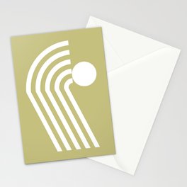 Arch line circle 9 Stationery Card