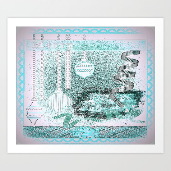 Merry Christmas 8 Art Print