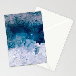 Ice Crystals Stationery Card