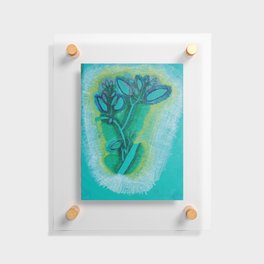 Leaves and Stems Floating Acrylic Print