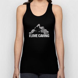 I Love Caving Legend Cave Speleology Unisex Tank Top