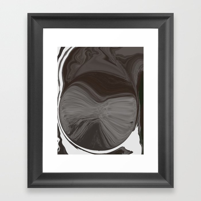 The Pensieve 2 - Modern Contemporary Abstract painting Framed Art Print