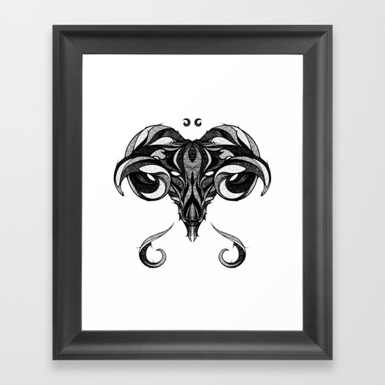 Signs of the Zodiac - Aries Framed Art Print