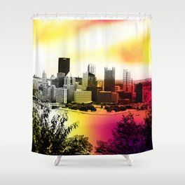 Burning Bridges Shower Curtain