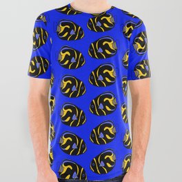 Juvenile Angelfish Pattern All Over Graphic Tee